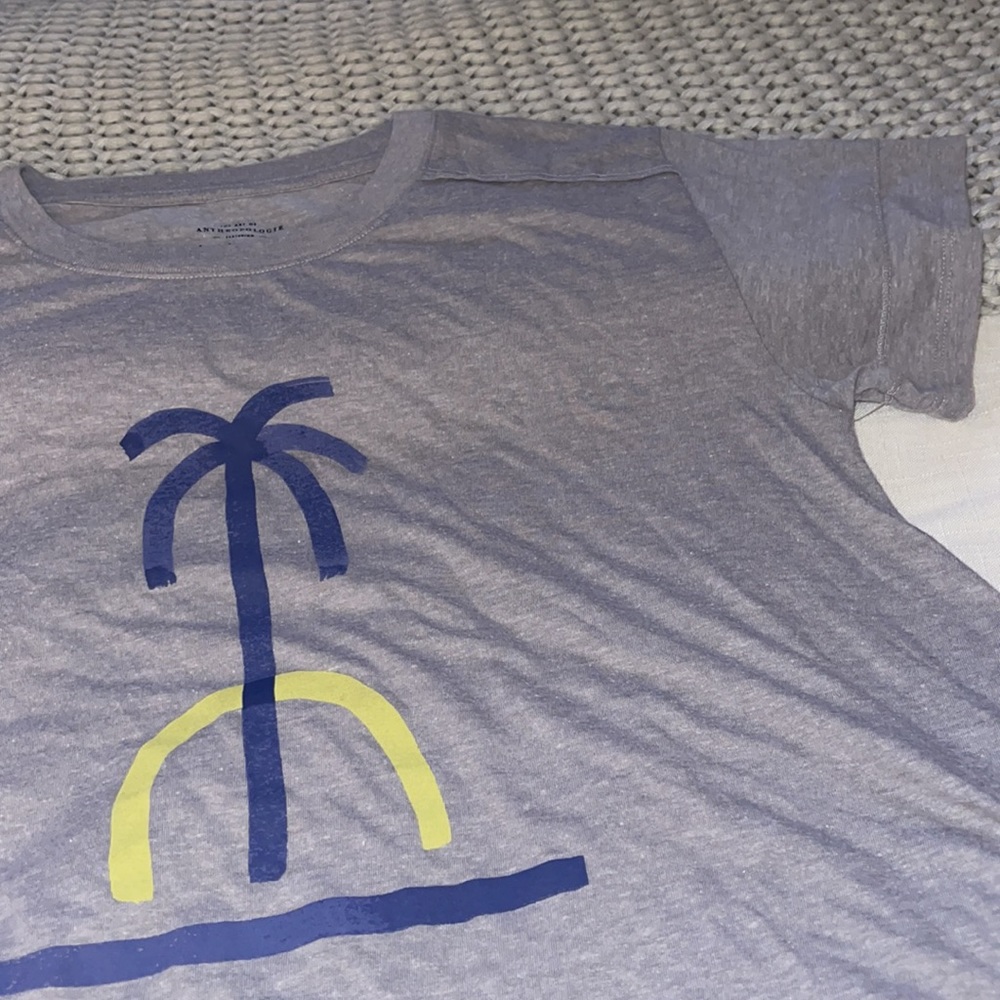 Anthropologie // Jen B. Peters Shoreline Graphic Tee NWOT🌛 - Picture 4 of 12